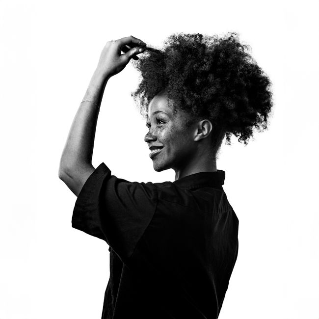 Soin capillaire nourrissant sur cheveux naturels